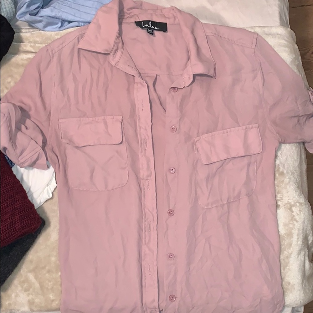 Lulus button up blouse
